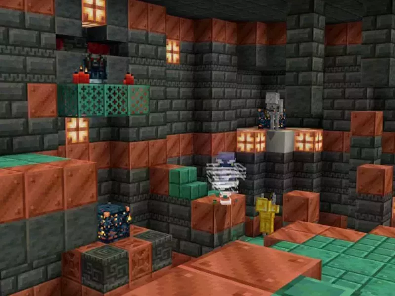 Minecraft 1.21.1 tiếng Việt - Heavy Core, Mace và cách mở Ominous Vault