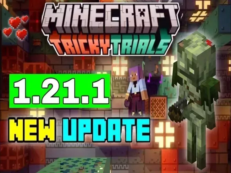 Minecraft 1.21.1 - Trial Chambers – Hầm ngục có nhịp chơi lặp thú vị